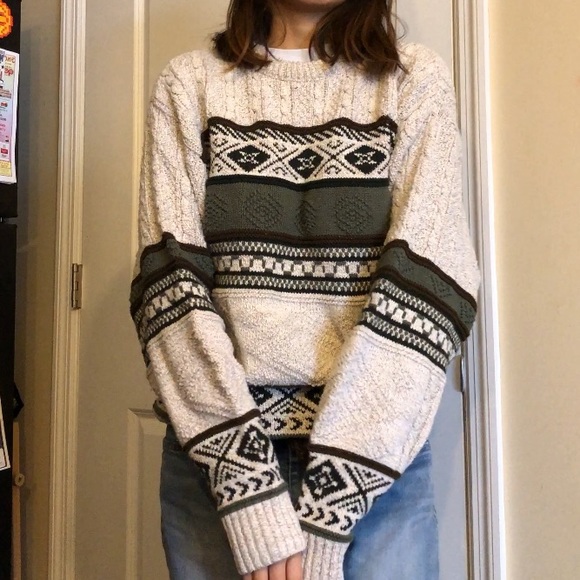 OVERSIZED CHUNKY SWEATER - Picture 2 of 5